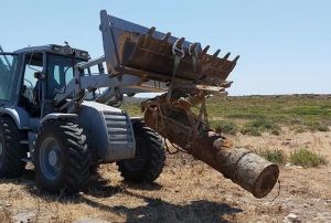 Balklarn alarna 2. Dnya Sava'ndan kalma mayn takld