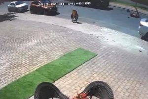 Yolun karsna gemeye alan gen kza cipin arpmas kamerada