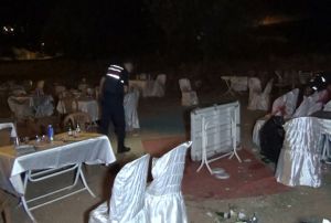 Dnde tabanca ve pompal tfekle alan ate sonucu 5 kii yaraland