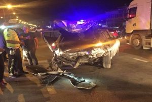 Trafik kazas: 3 yaral