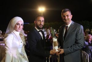  Gelin ve damat nikah ekeri yerine fidan datt