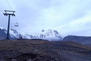 Erciyes beyaz gelinliini giydi