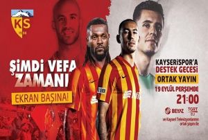 Kayserispordan Vefa Gecesine ak davet