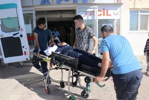 Snrda devriye atan askeri ara arampole devrildi: 2 asker yaral