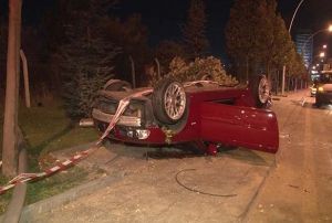 Trafik kazas: 1 l, 3 yaral