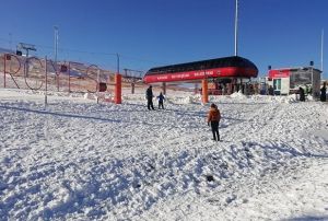 Erciyes'te sezon ncesi ziyareti younluu balad