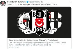 Kayserispor Kulp Bakan Berna Gzbaya tebrik yayor