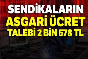 Sendikalardan ortak asgari cret aklamas