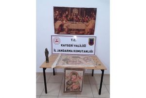 Talas'ta tarihi eser operasyonu