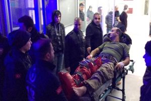 Korucu grev banda cinnet getirdi, bir l 2 yaral