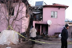 Ulukla'da yangn facias: 2'si ocuk 4 l, 3 yaral