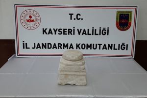 Kayseri'de 1800 yllk tarihi stun ele geirildi