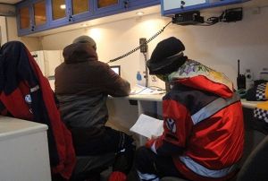 Afet blgesinde iletiim, mobil komuta aracyla salanyor