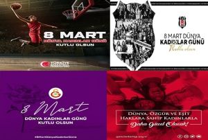 Spor dnyasndan 8 Mart Dnya Kadnlar Gn mesajlar