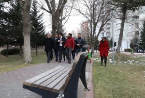 Melikgazide Alparslan Park yenileniyor