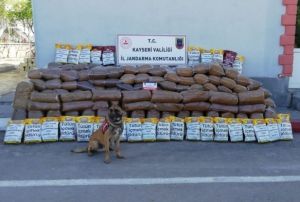 Kayseri'de 22 kiiye ait kaak ttn ele geirildi