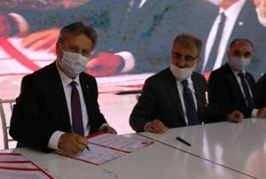 Melikgazi'de farkl mimari ile yaplacak okulun protokoln Bakan Sel