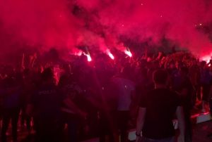 Trabzonspor taraftar takmn cokuyla karlad