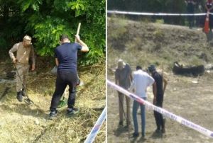 Takla atan zrhl aratan evreye salan altnlar dedektrle aranyor
