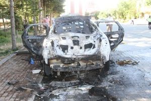 Otomobildeki piknik tp bomba gibi patlad