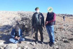 Ku avlamak iin kaak avc kulbesi yapan ahslara ceza