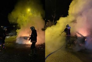 Hrszlar otomobili nce aldlar sonra yaktlar