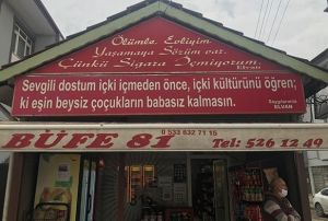 Bu bfede derdi olana alkol satlmyor