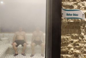 Hamamlar a��ld� vatanda� kese ve mas