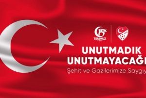 Spor camiasndan '15 Temmuz' mesajlar