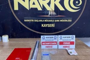 Kayseri'de uyuturucu operasyonu: 1 gzalt