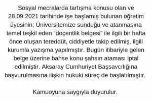 AS sahte doentlik belgeli retim yesini savcla ikayet etti