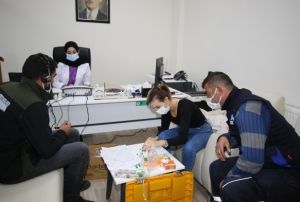 Haclar Belediyesi personeline salk taramas yapld