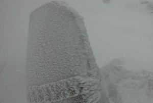 Nemrut Da buz tuttu