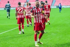 Samsunsporun gol ykn Yasin ztekin ekti