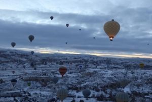 Balon turlarna kar engeli