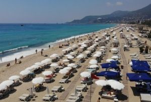 Dnyaca nl plajlarda 39 derecede bayram younluu