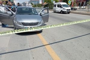 Arata kendini vuran kadn hastaneye kaldrld