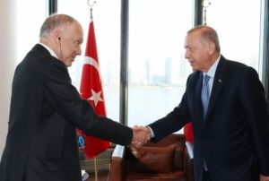 Cumhurbakan Erdoan,Dnya Yahudi Kongresi Bakan Lauderi kabul ett