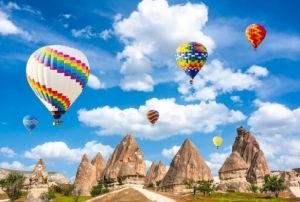 Kapadokyada balon uu rekoru krld