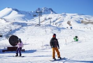 Erciyes hafta sonu turist aknna urad