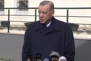 Cumhurbakan Erdoan'dan seim kanunu polemiine ilikin aklama