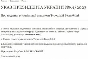 Zelenskiy Trkiye'ye yardm salanmasna ilikin karar imzalad
