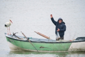 Yaren Leylek 12. kez Balıkçı Adem Amca'ya kavuştu