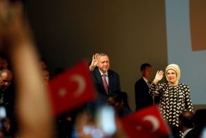 Cumhurbakan Erdoan halka hitap etti