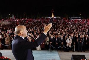 Erdoan, Betepede 320 bin vatandaa hitap etti