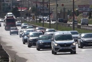 Kurban Bayram ncesi trafik younluu rekor krd