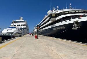 Bodrum'a  gemi ile 941 yabanc turist geldi