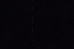 Starlink uydular Akale semalarnda grld