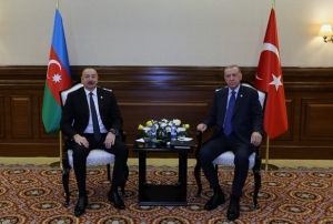 Cumhurbakan Erdoan, Aliyev ile grt