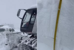 Uludağ'da zor anlar...